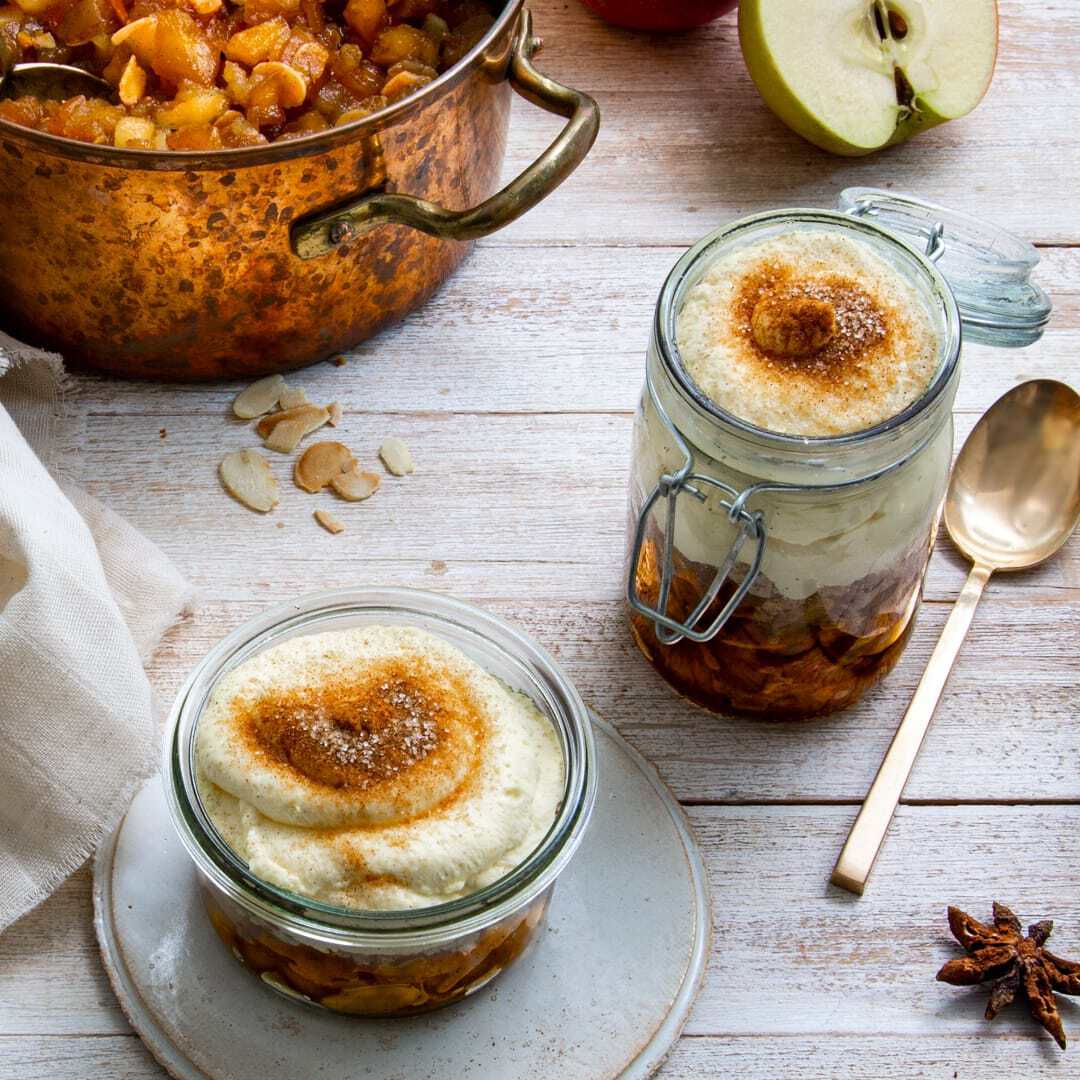 Bratapfel-Tiramisu