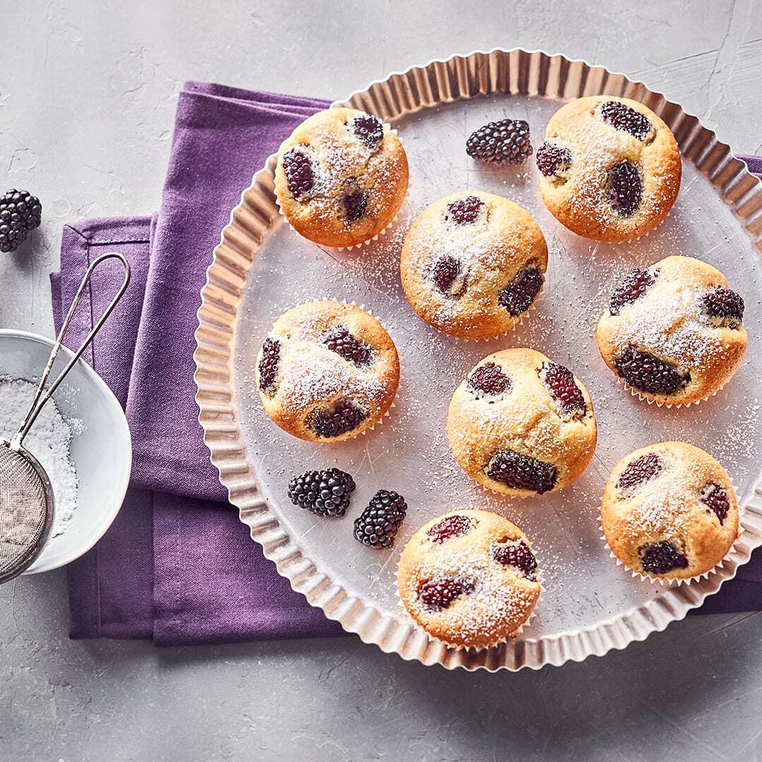 Brombeer Muffins