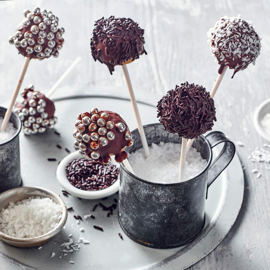 Cake-Pops am Stiel
