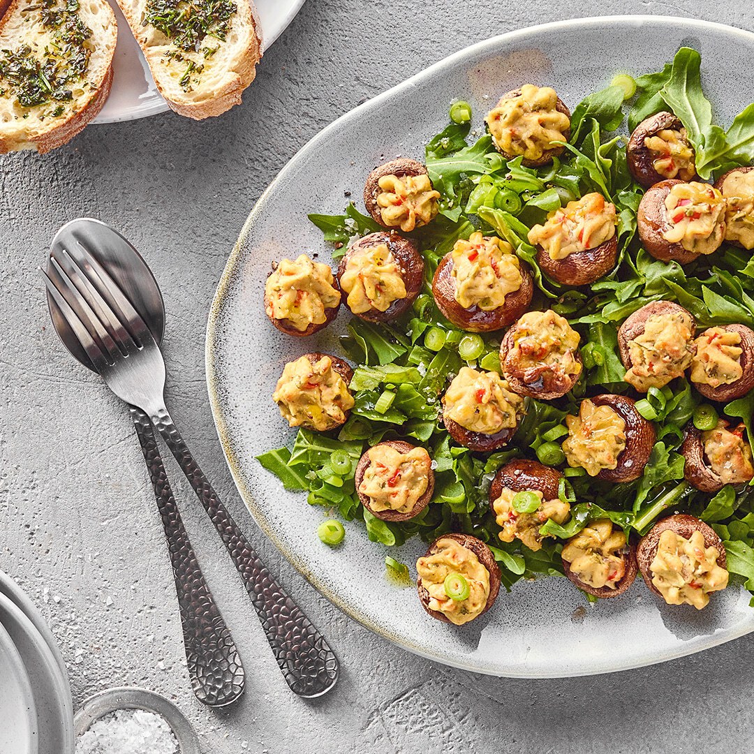Gegrillte Champignons
