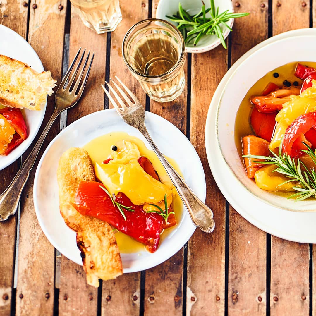 Gegrillte Paprika