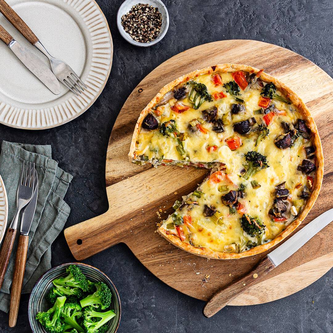 Gemüse-Quiche