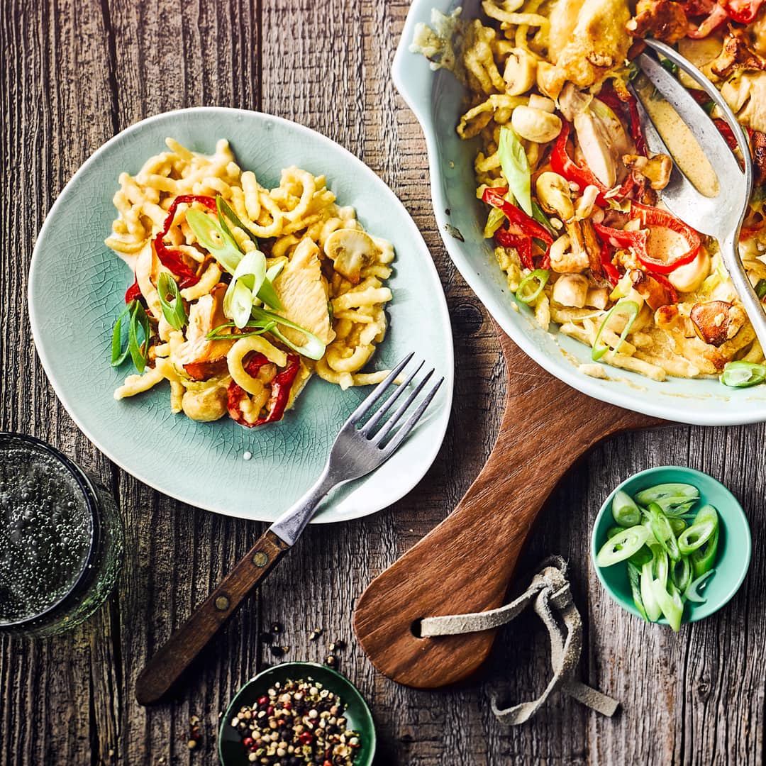 Geschnetzeltes mit Spätzle