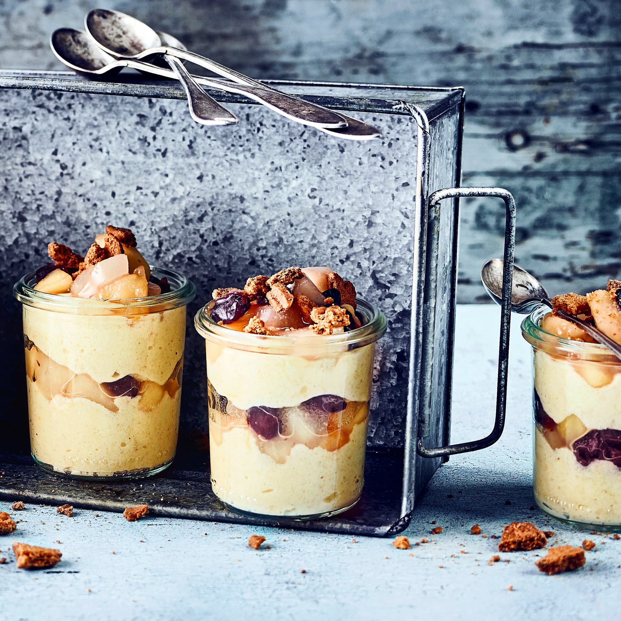 Grieß-Schichtdessert