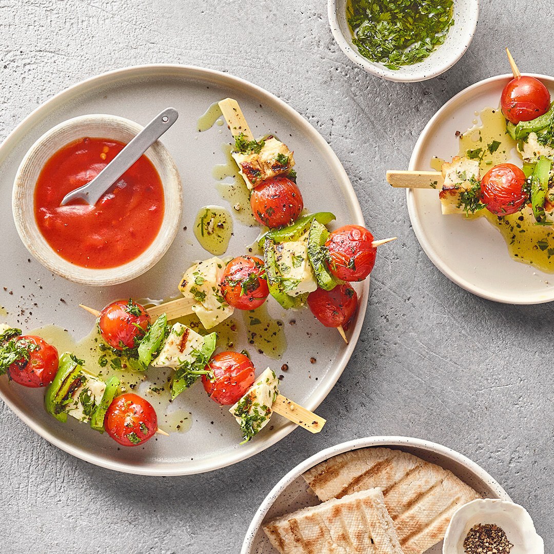 Halloumi Spieße