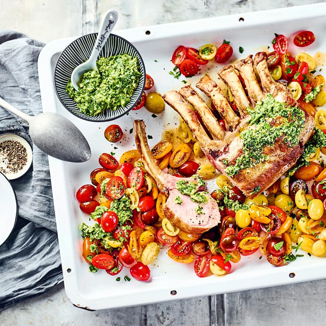 Iberico-Kotelett am Stück