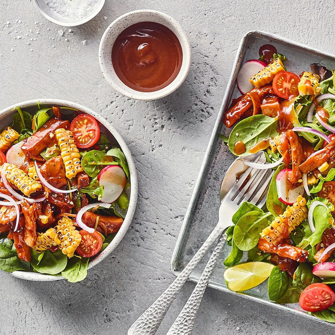 Jackfruit-Pulled-BBQ-Salat