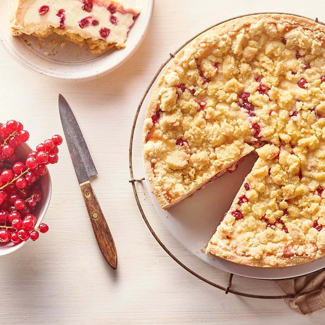 Johannisbeer-Käsekuchen