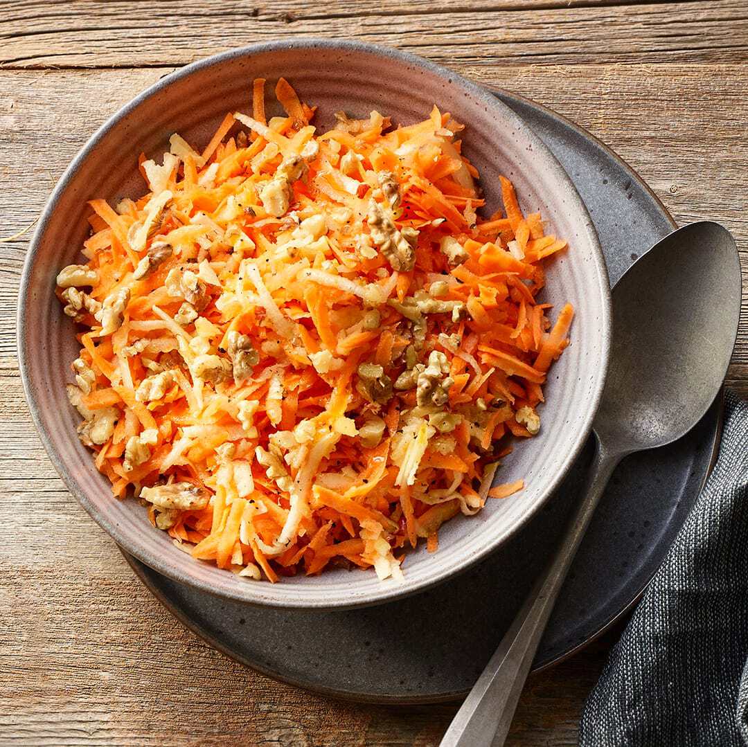 Karottensalat mit Apfel