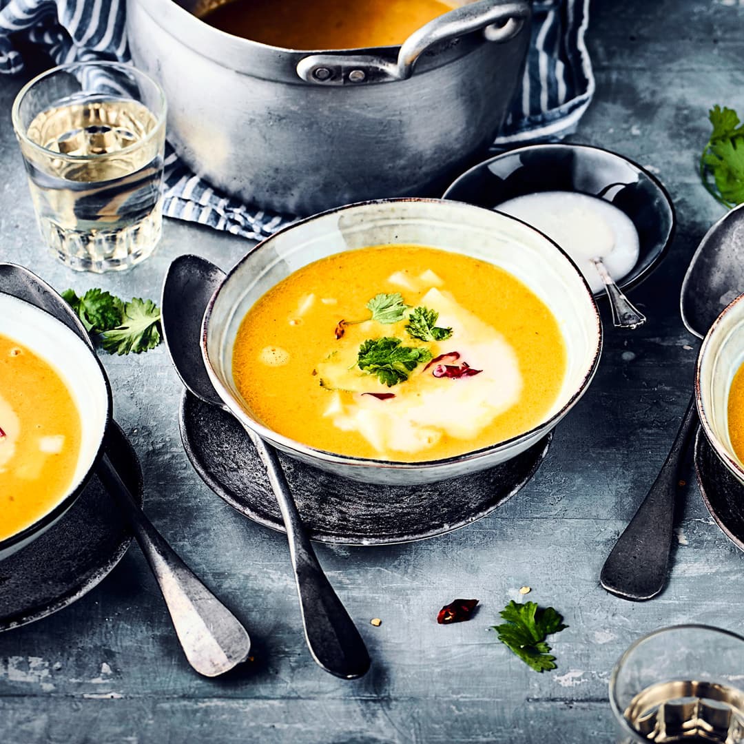 Karottensuppe mit Ingwer