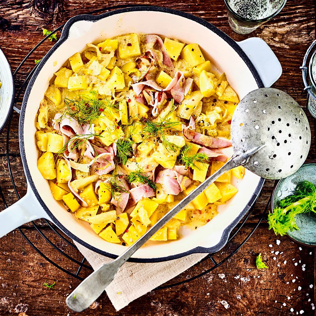 Kartoffel-Fenchel-Pfanne