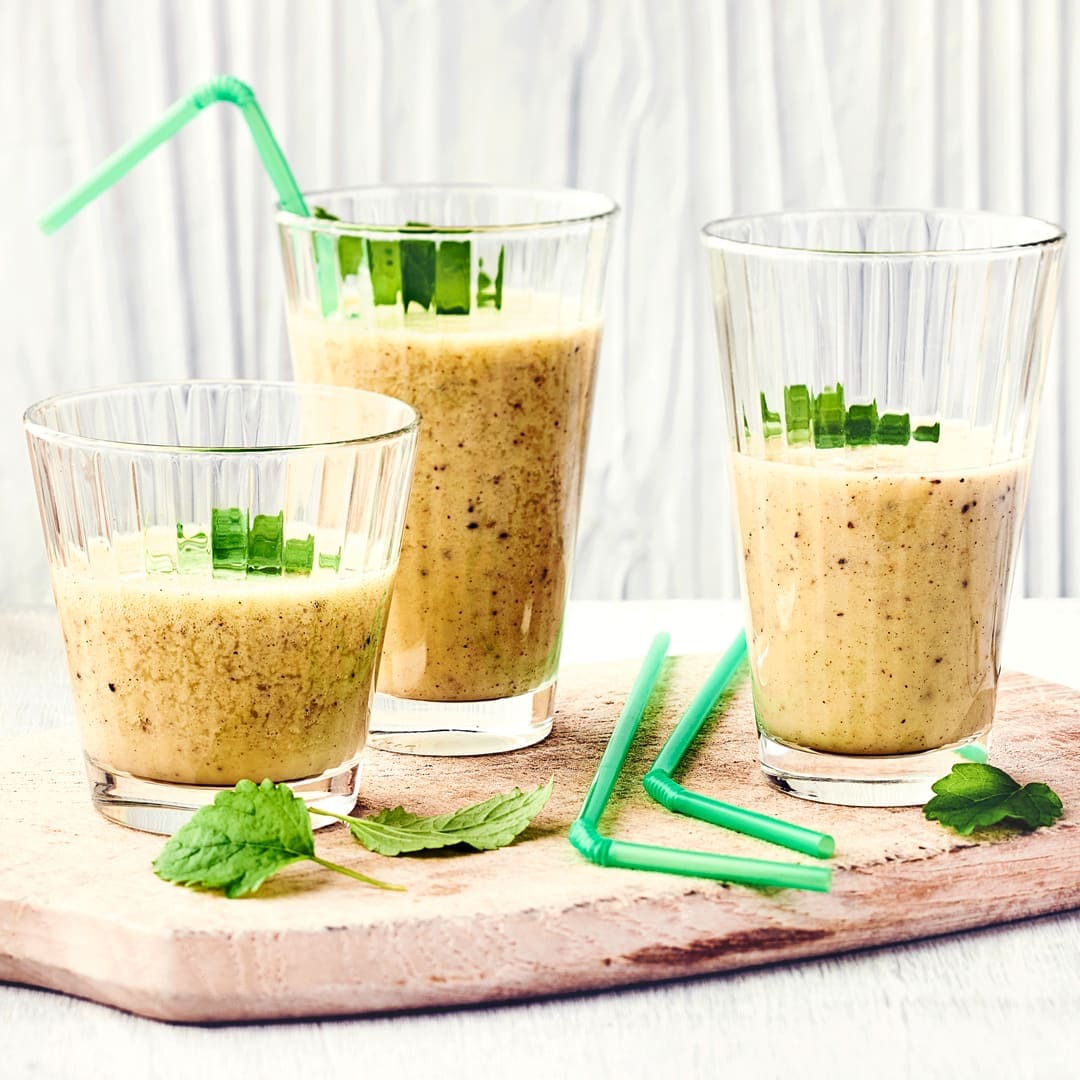 Kiwi-Shake mit Apfel