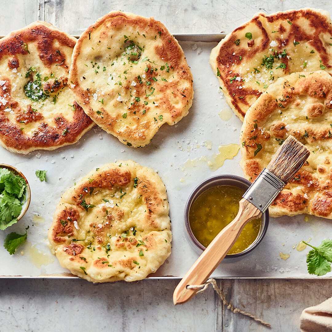 Knoblauch-Naan