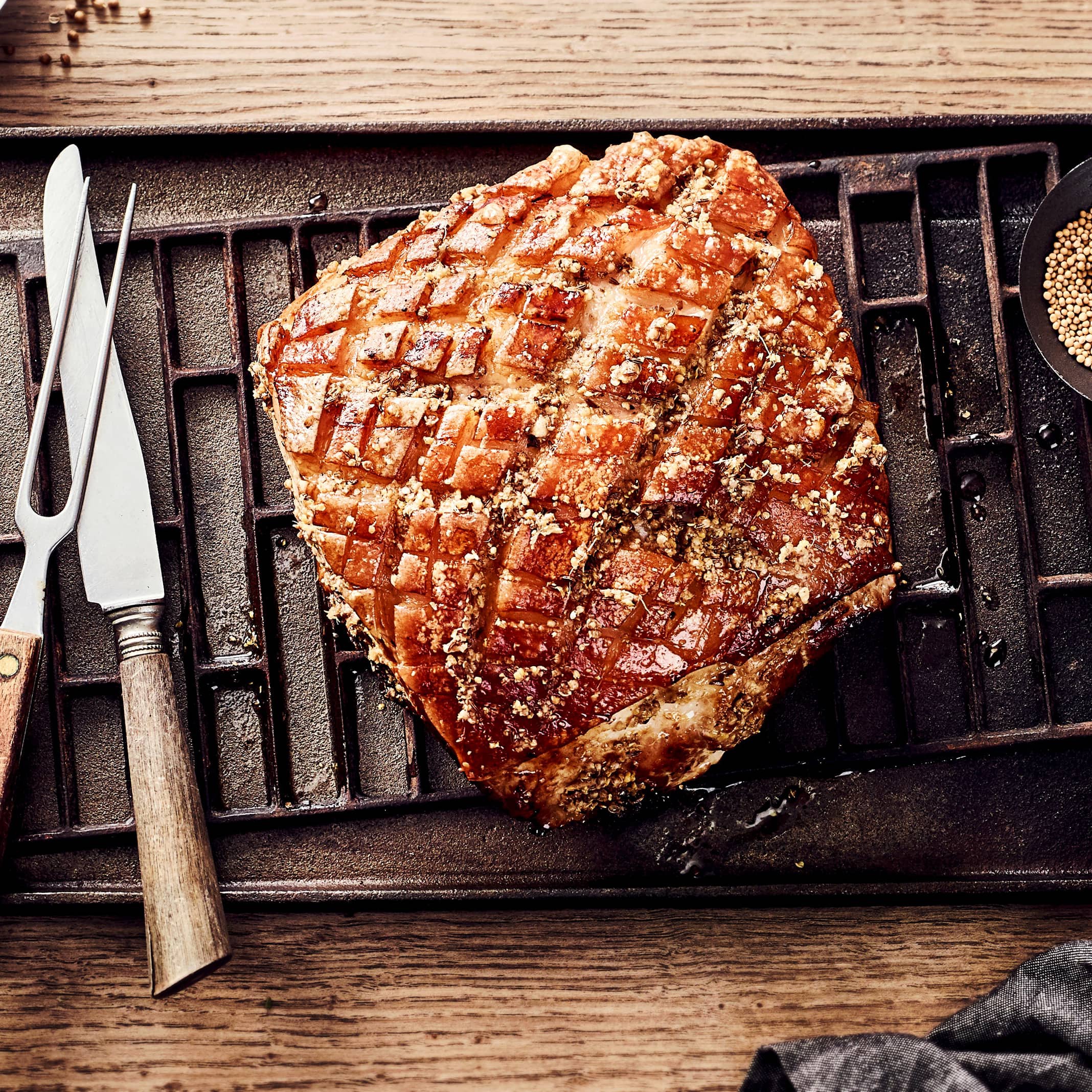 Krustenbraten vom Grill