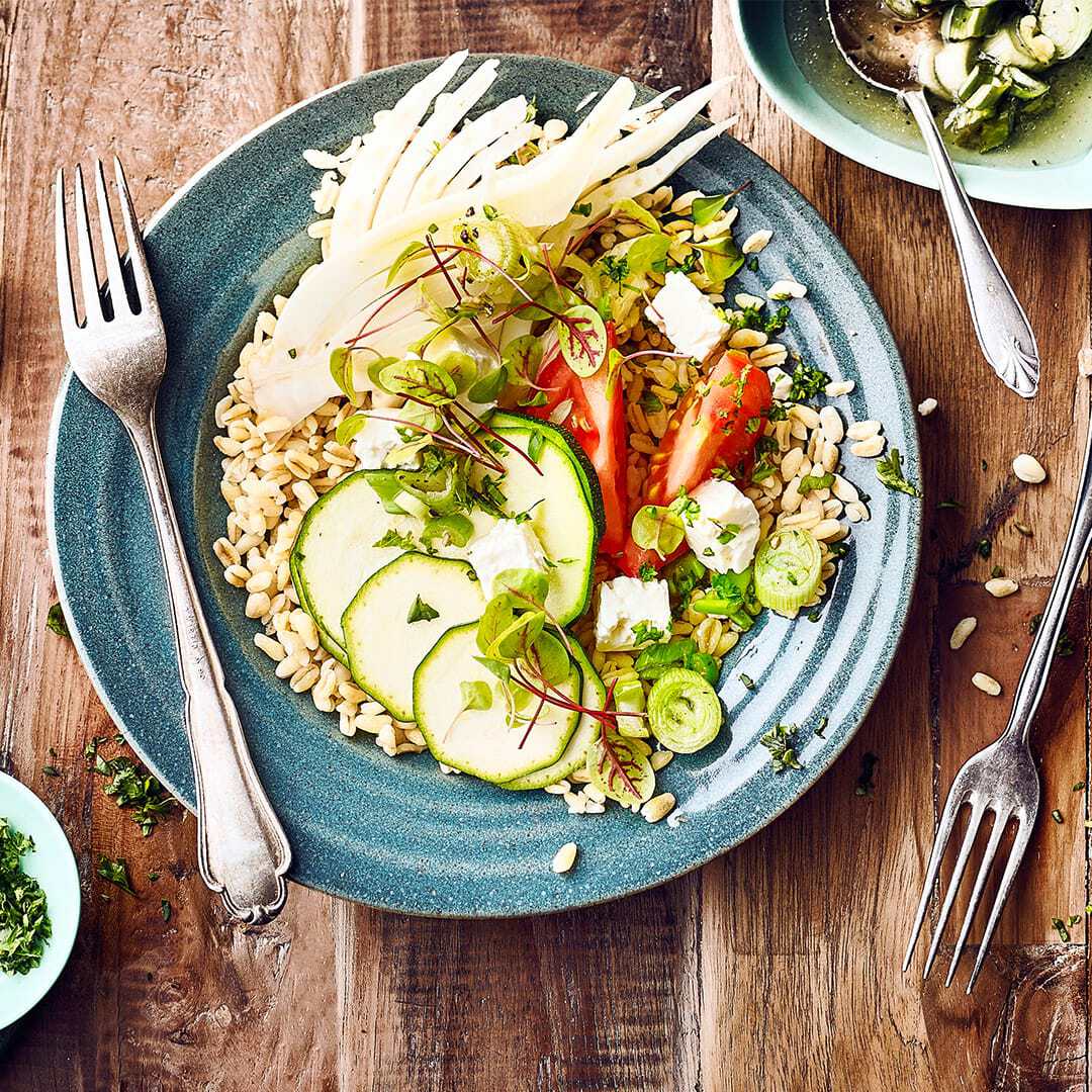 Mediterraner Salat mit Ebly