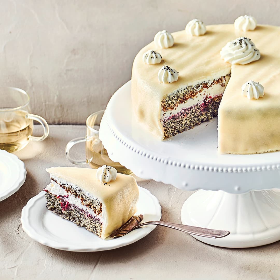 Mohn-Marzipan-Torte