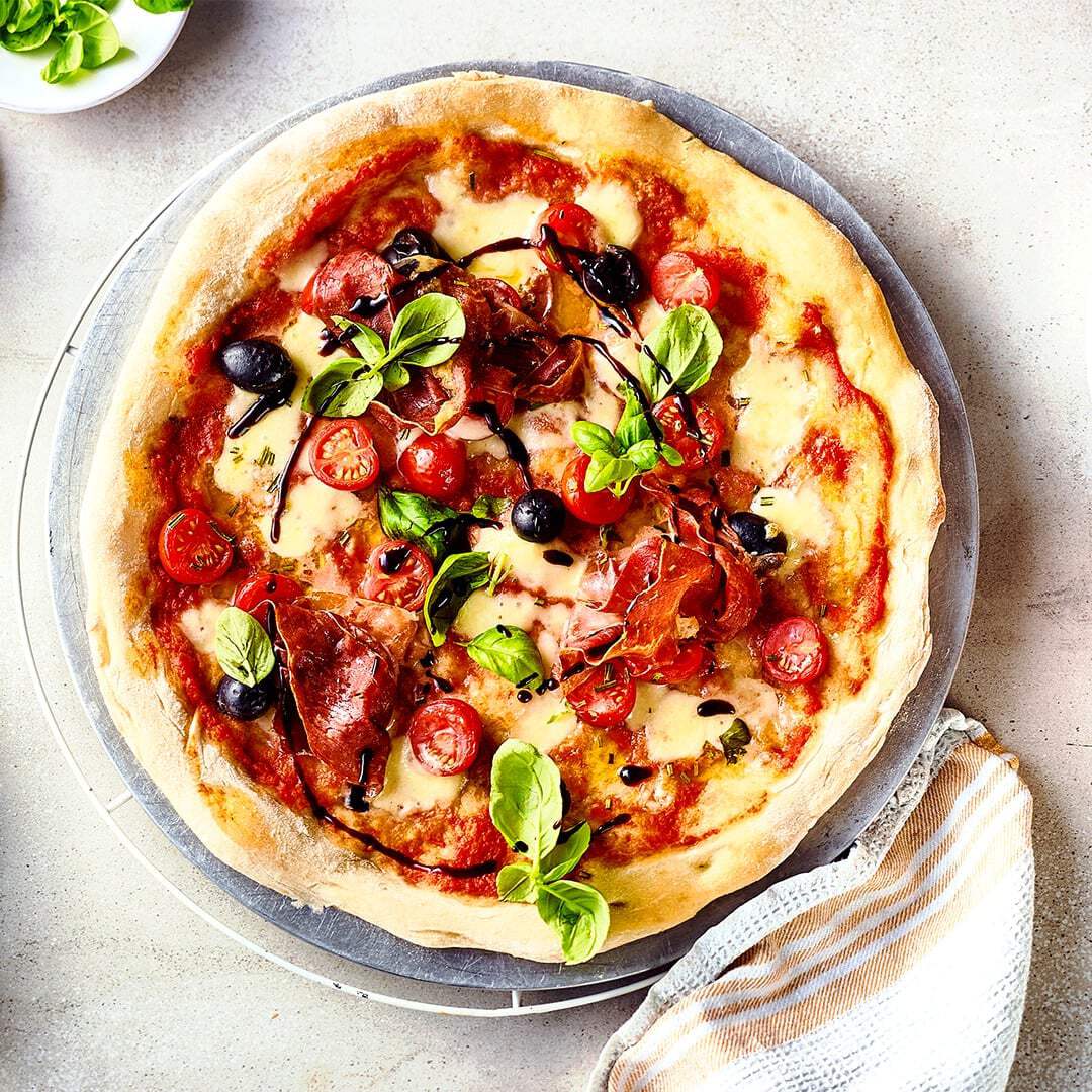 Pizza vom Grill