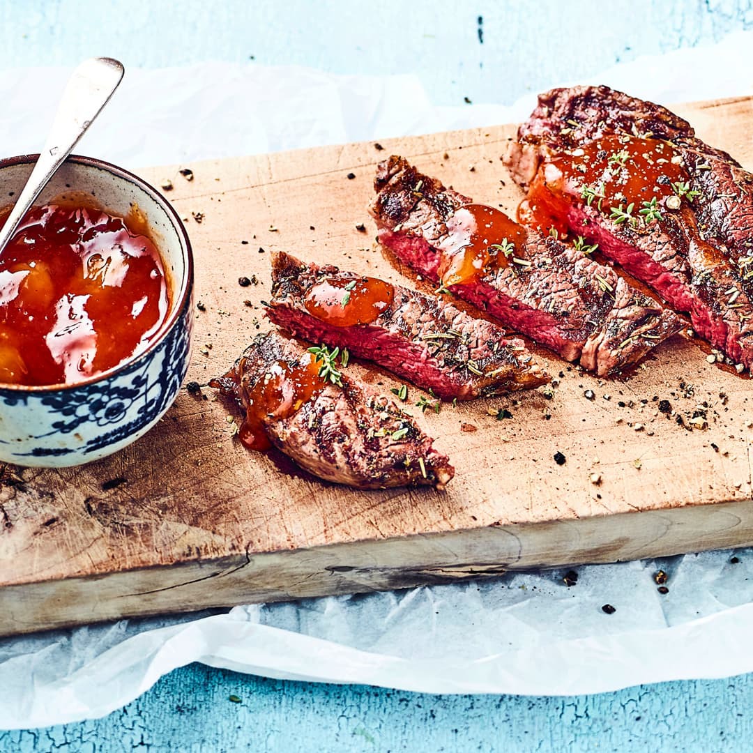 Rindersteaks, gegrillt