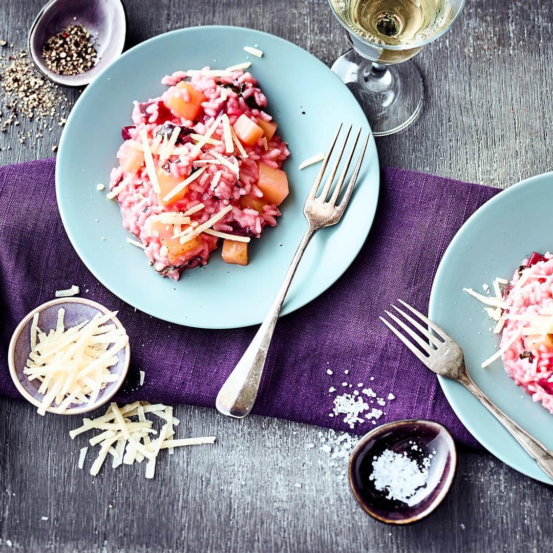 Risotto mit Rote Bete