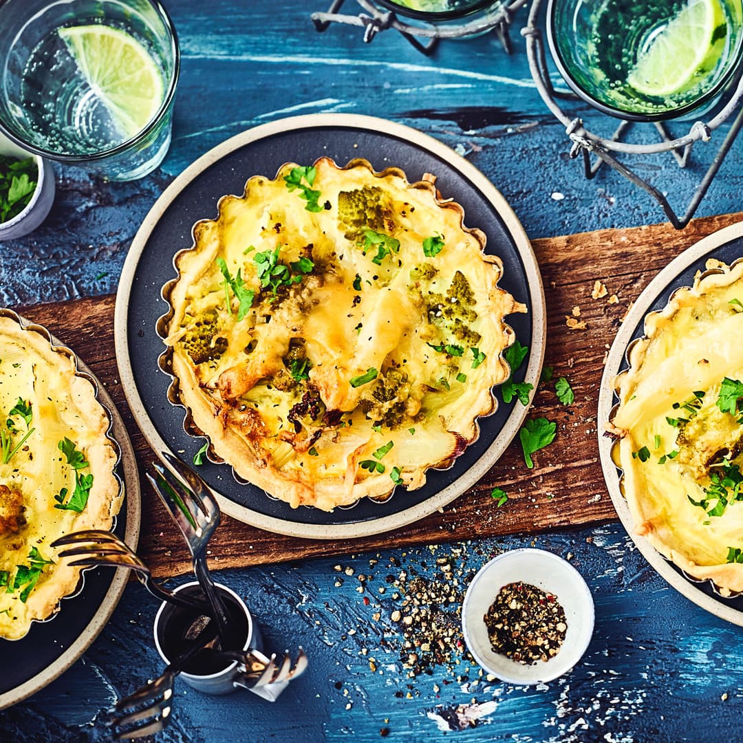 Romanesco Spargel Tartes