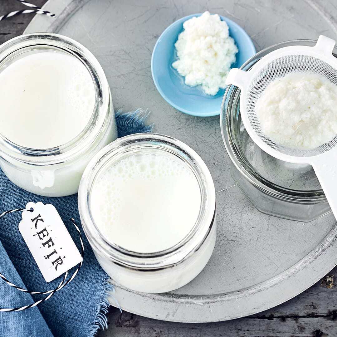 Selbstgemachter Kefir