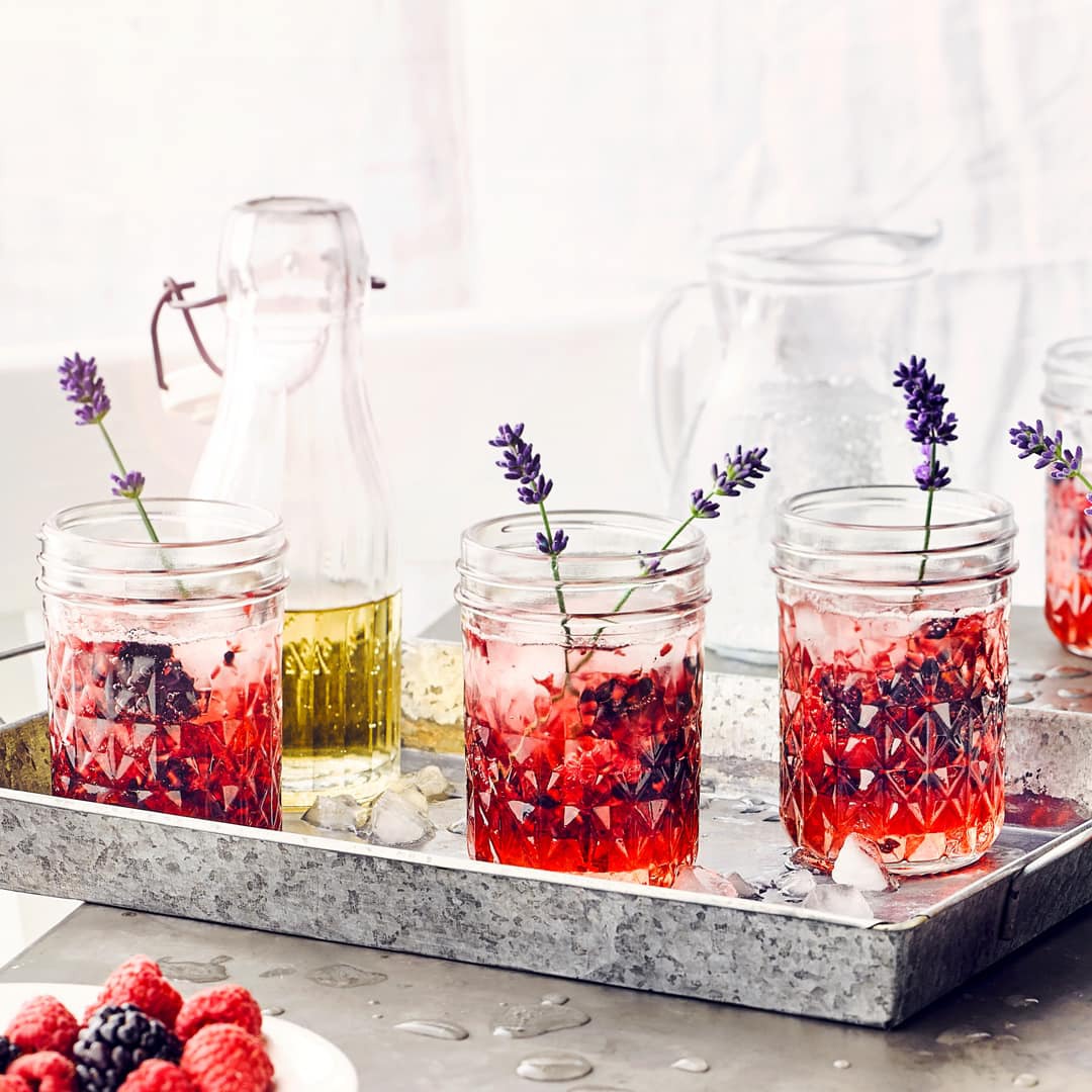 Lavendel Beeren Shrub