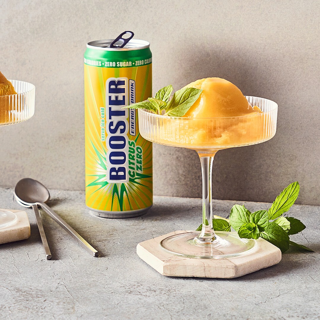 Sorbet mit BOOSTER Citrus Zero