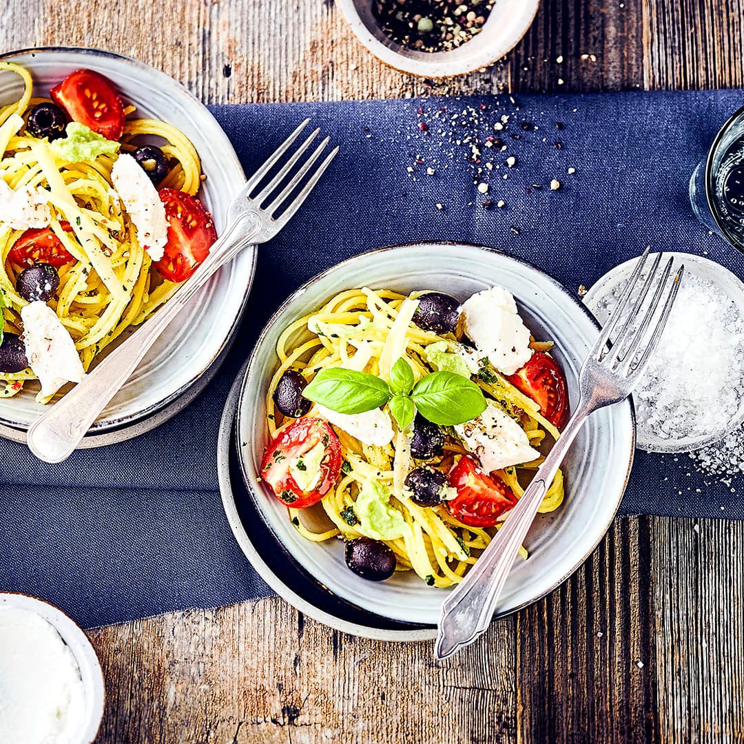 Spaghetti mit Avocadosauce