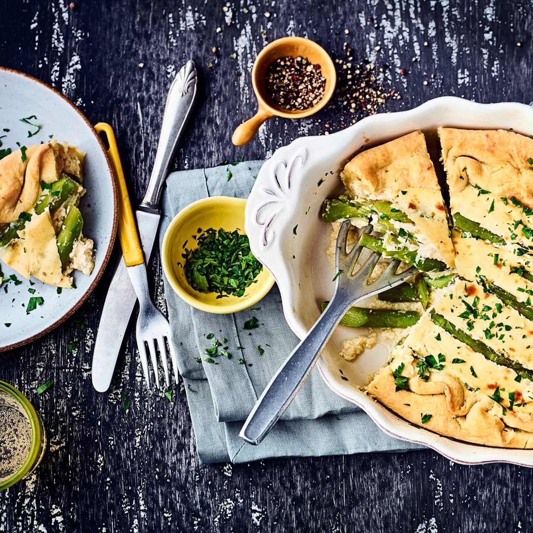 Spargel-Quiche