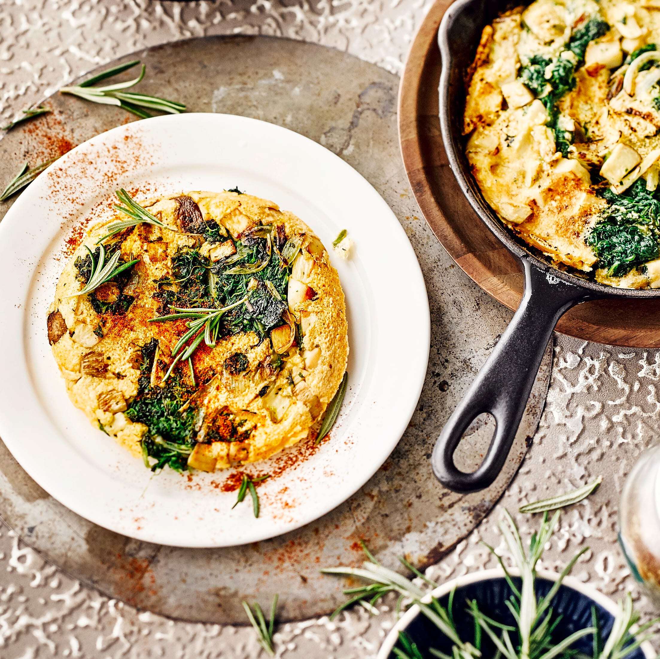 Spinatfrittata