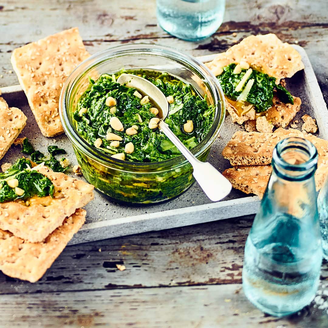 Spinatpesto
