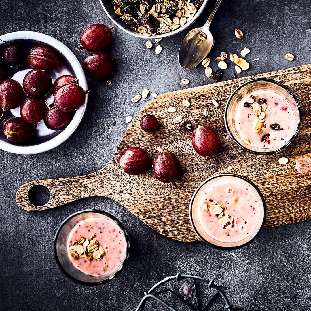 Stachelbeer-Kiwi-Smoothie