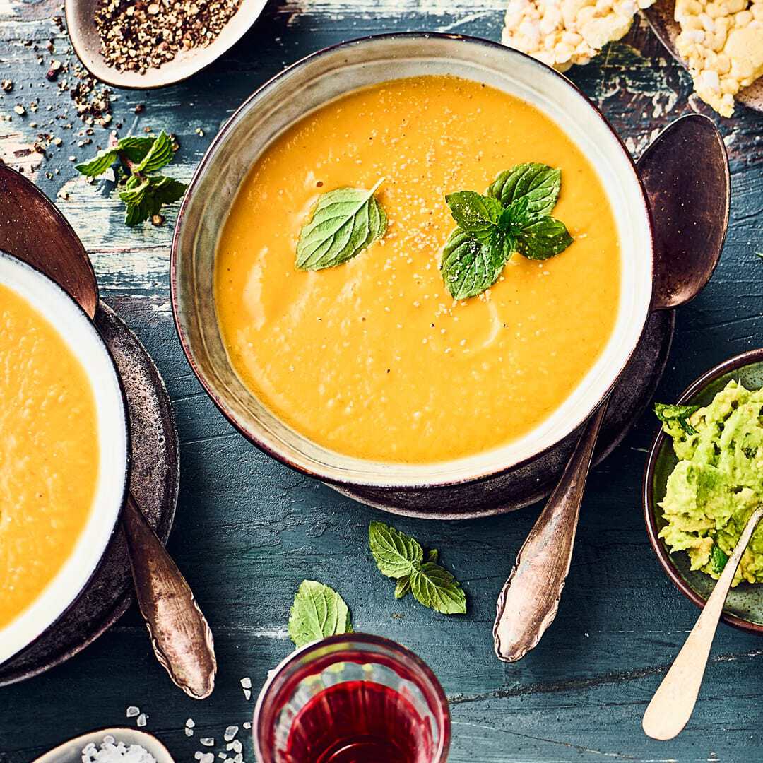 Süßkartoffel-Linsen-Suppe