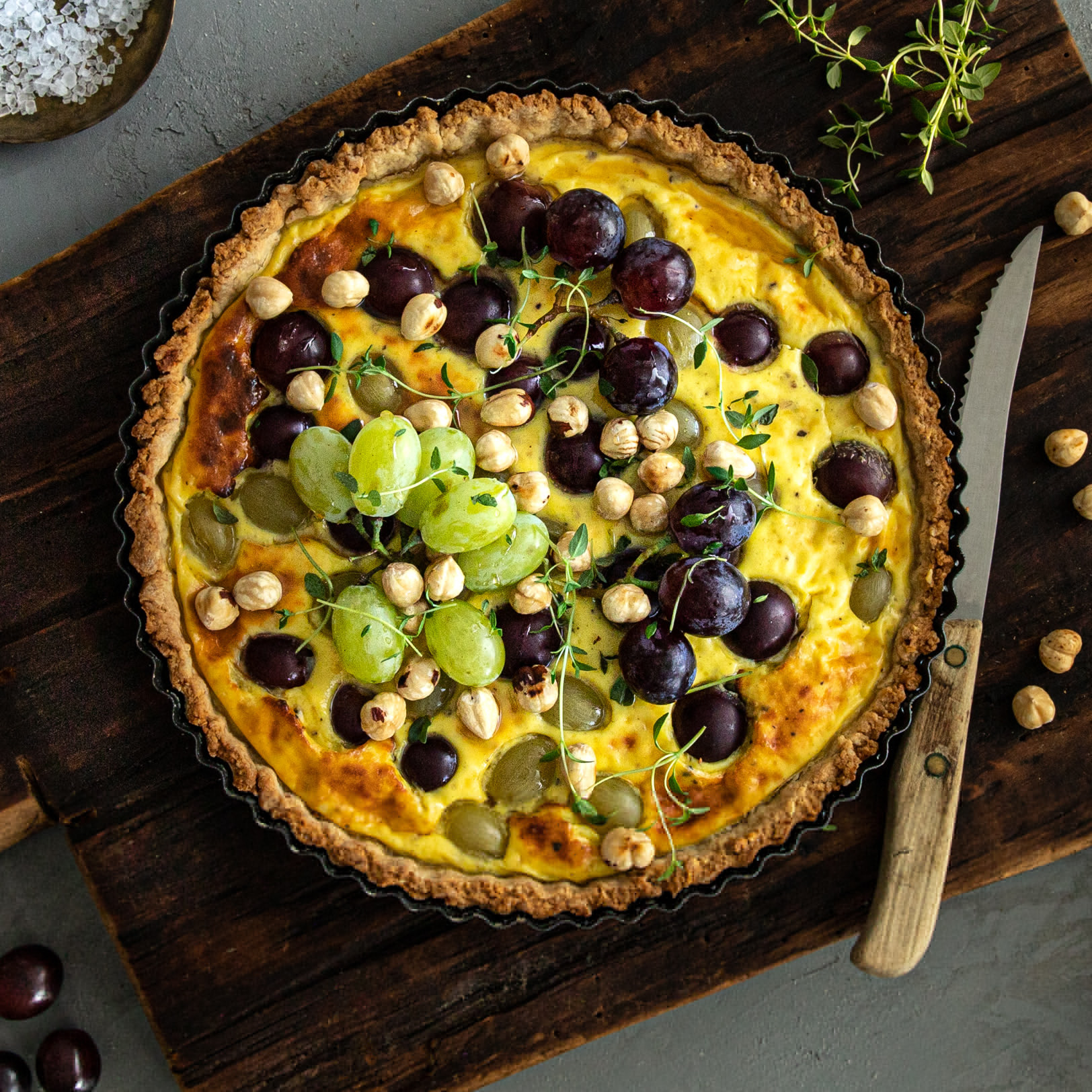 Trauben-Tarte
