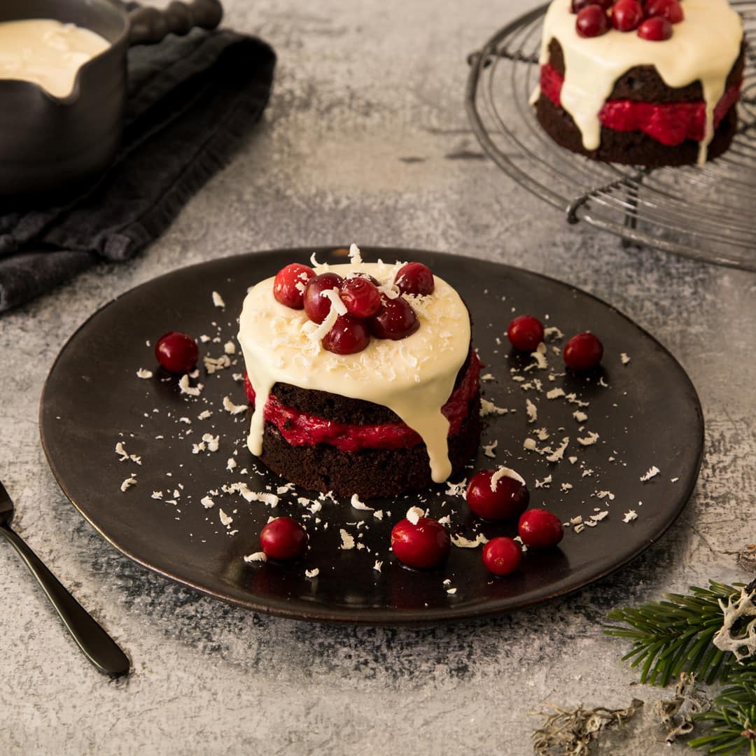 Cranberry-Weihnachtstörtchen