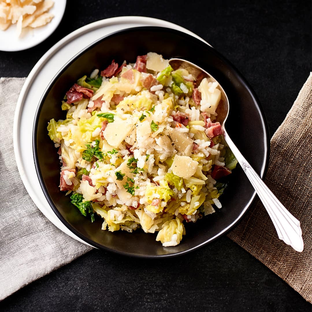 Wirsing-Risotto