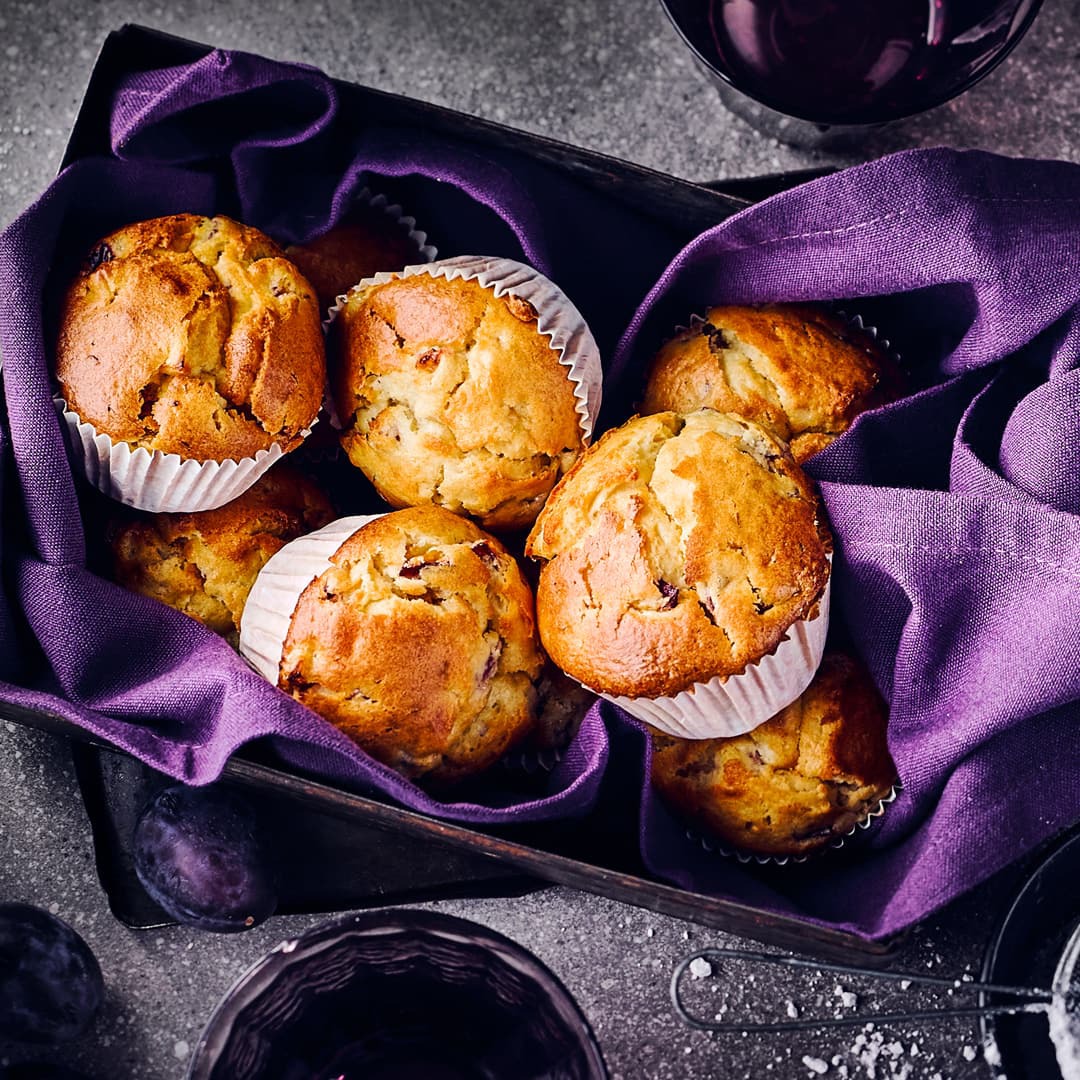 Zwetschgen-Muffins