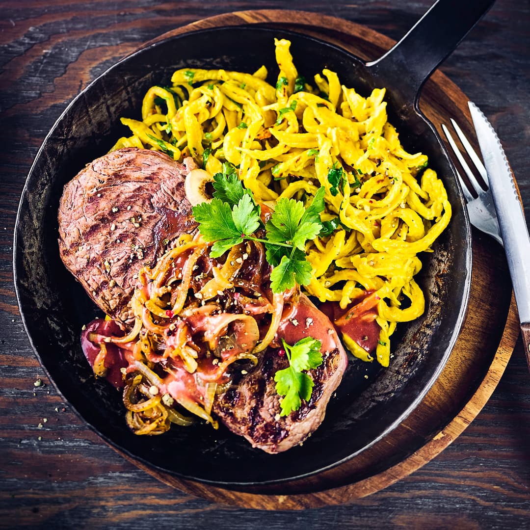 Zwiebelrostbraten