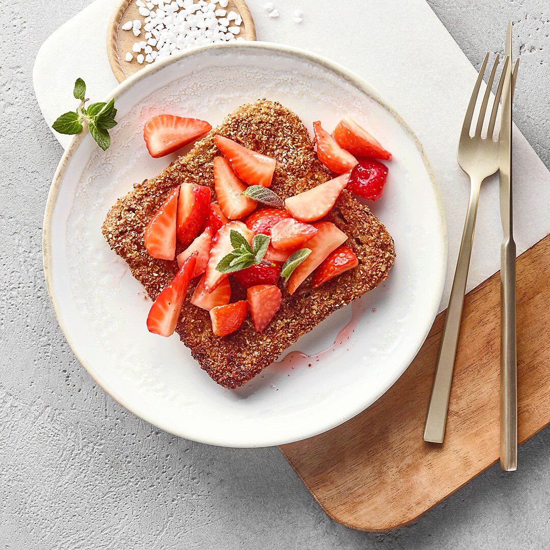 Armer Ritter mit Erdbeeren