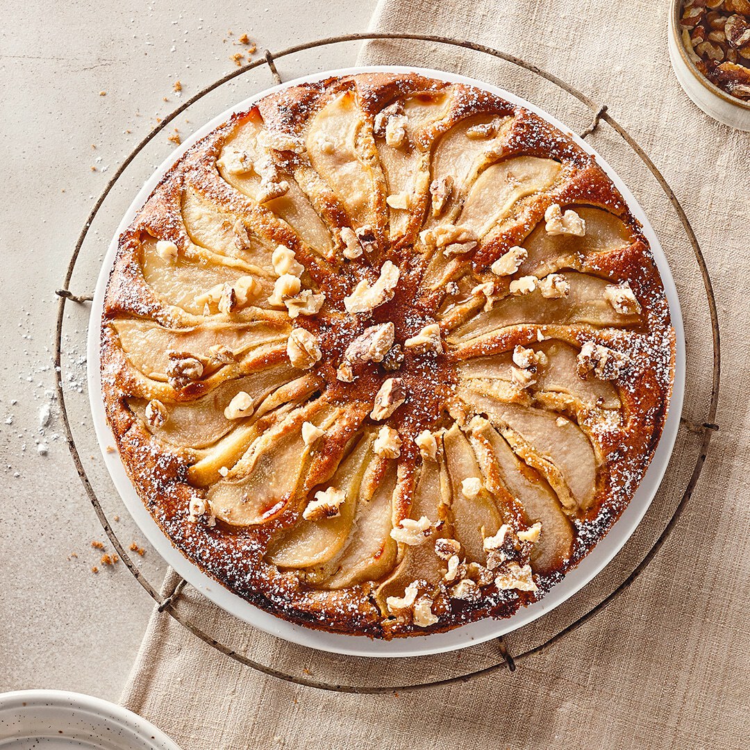 Birnen-Walnuss-Kuchen