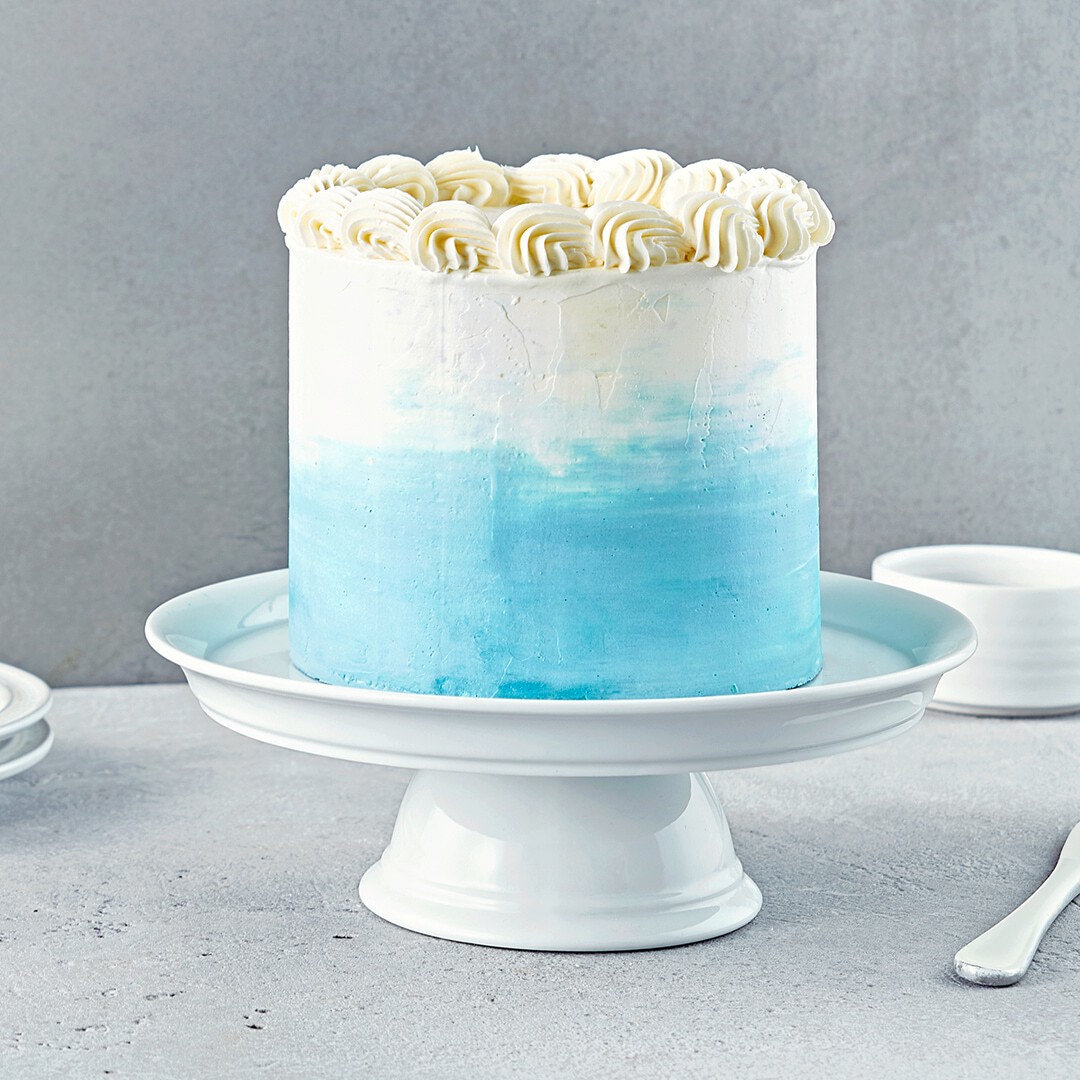 Blue Ombre Cake