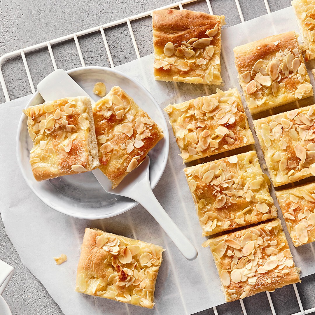 Butterkuchen mit Mandeln