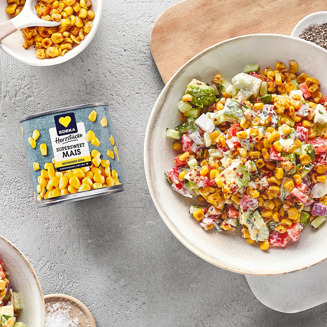 Crunchy Mais Salat