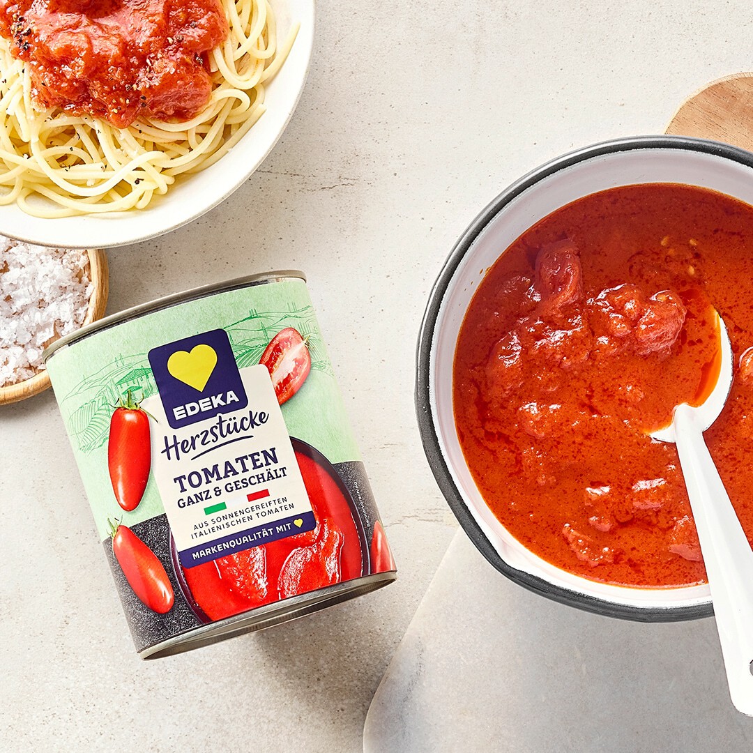 Tomatensoße mit Butter