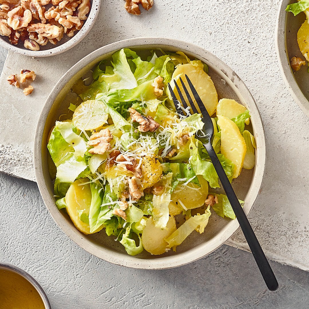Endiviensalat mit Kartoffeln