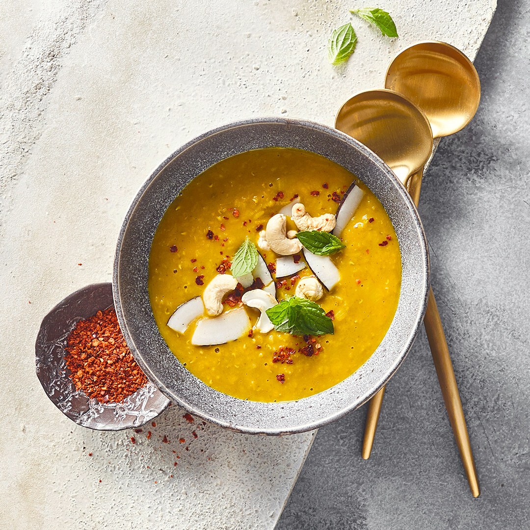 Gelbe Linsensuppe