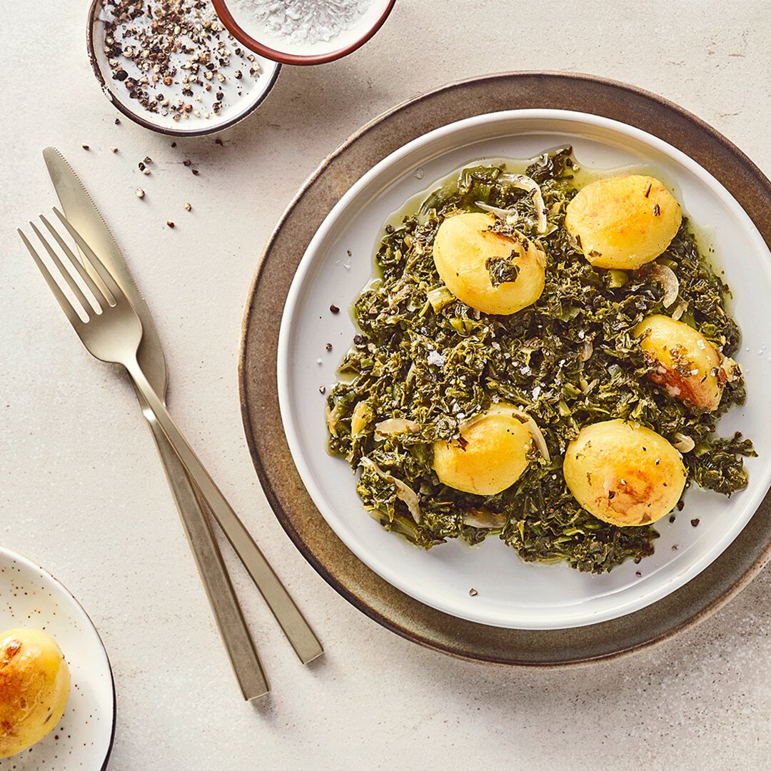 Grünkohl mit Kartoffeln