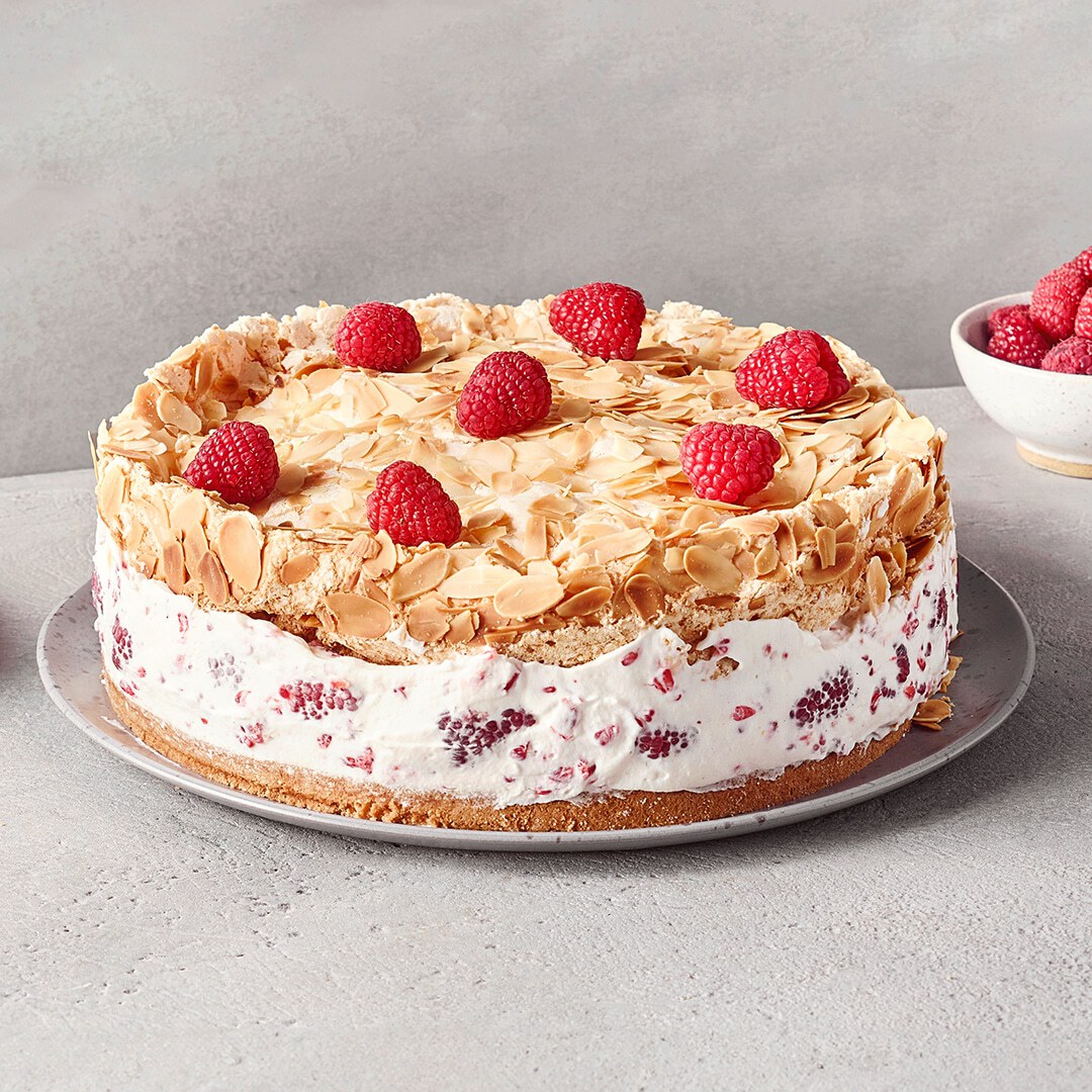 Himbeer-Baiser-Torte