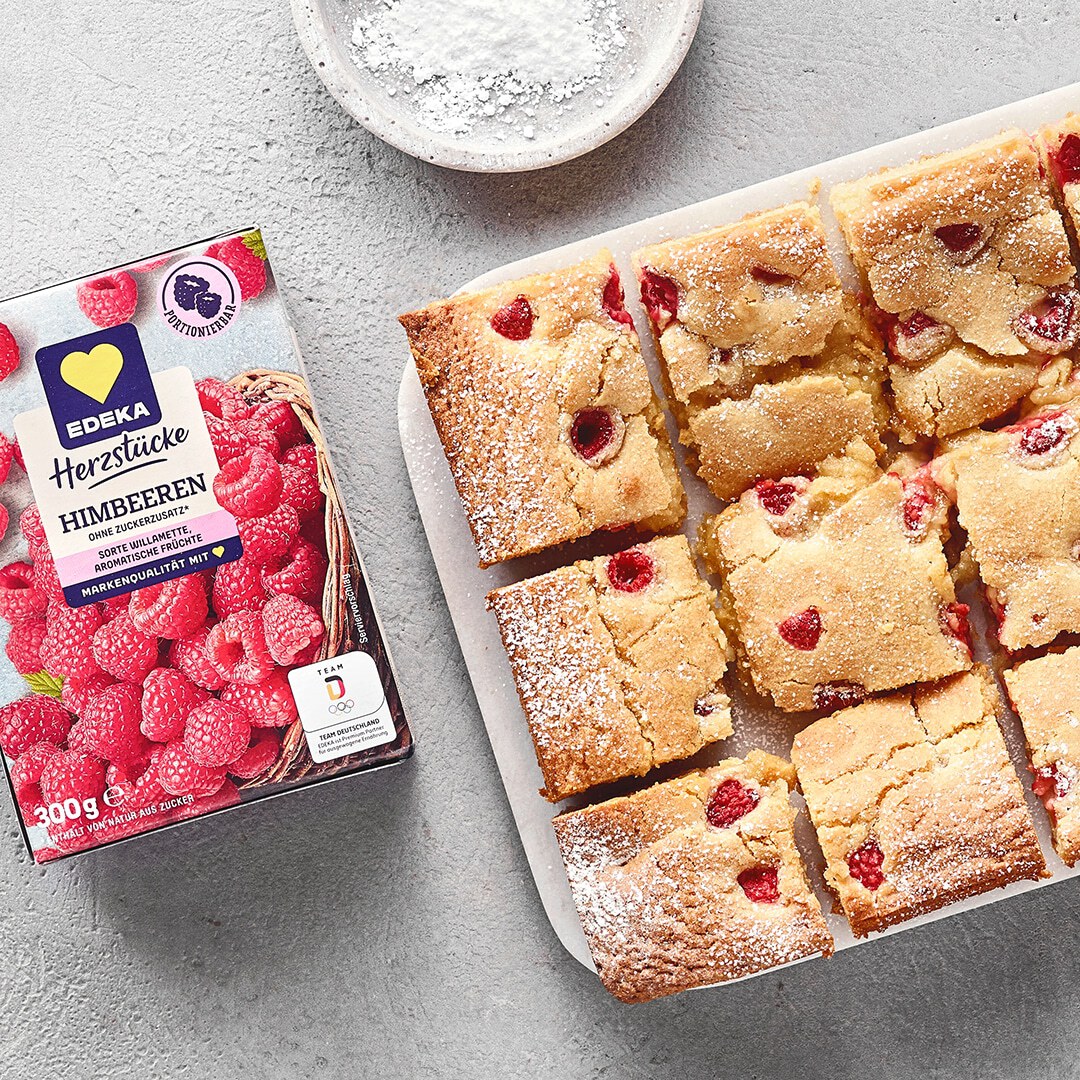 Himbeer-Zitronen-Blondies