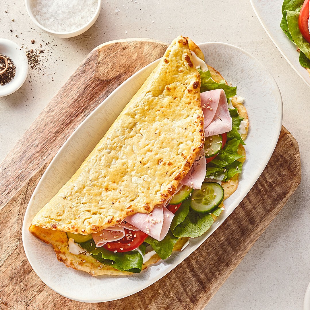 Hüttenkäse-Sandwich